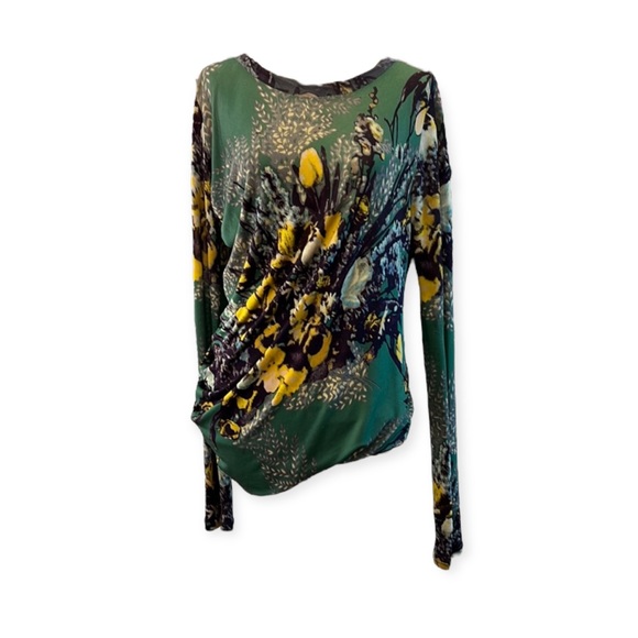 Jean Paul Gaultier Tops - Jean Paul Gaultier Soleil Floral Blouse
